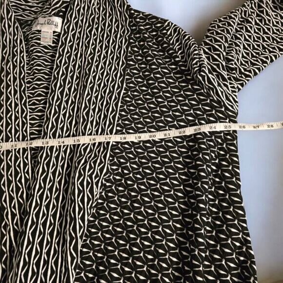 Joseph Ribkoff Geometric Oversized Cardigan - Size 16 - Picture 6 of 6
